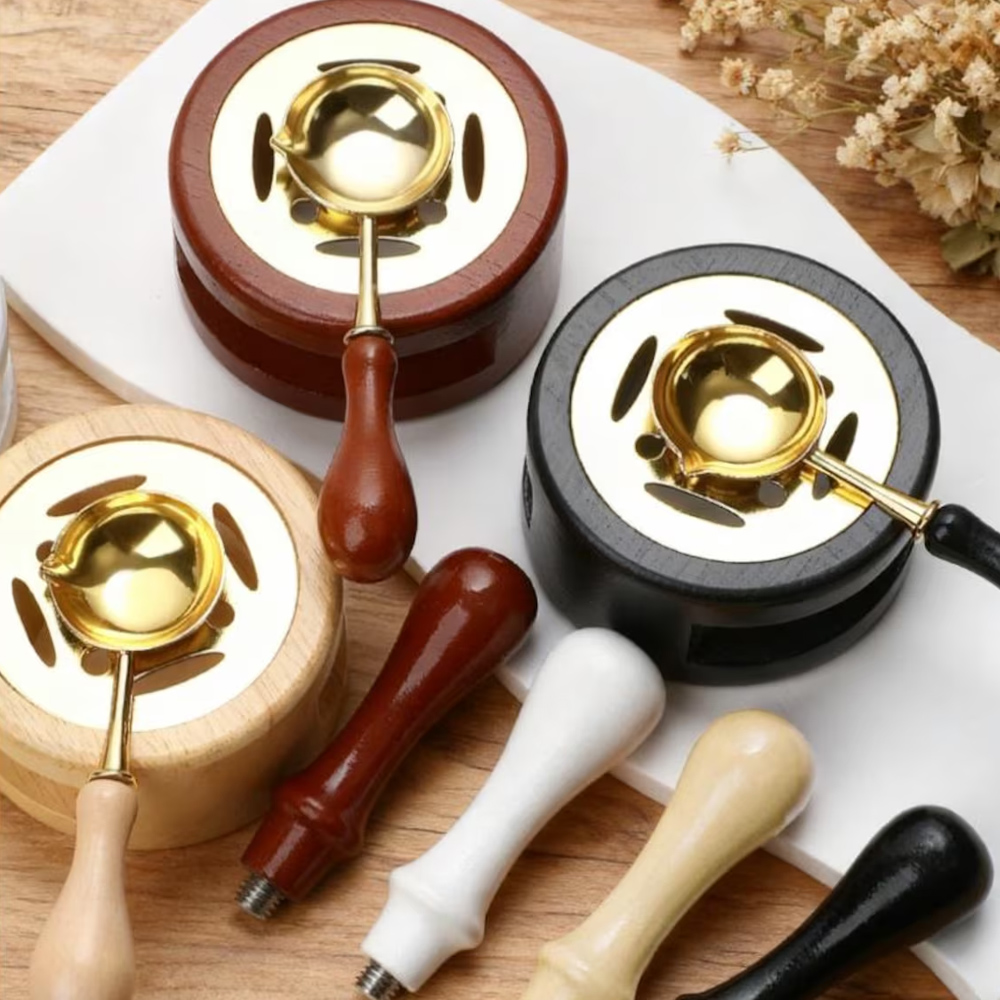 Wax Seal Stamp Set - Conjunto de Selos de Cera 2/3