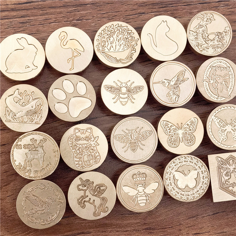 Wax Seal Stamp Set - Cabeça de Selo de Cera em