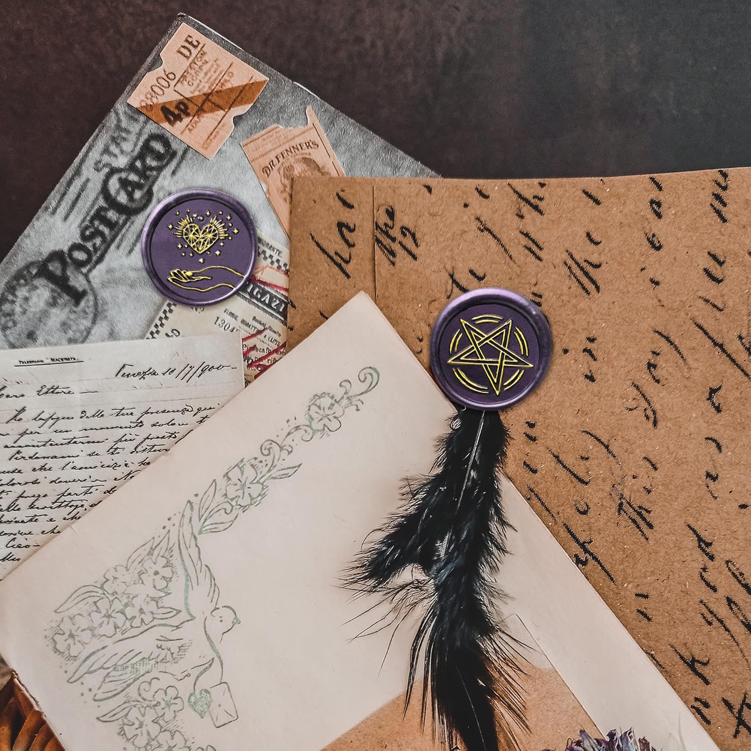 Halloween magia coleção selo d - Wax Seal Stamp Set avaliação e preço