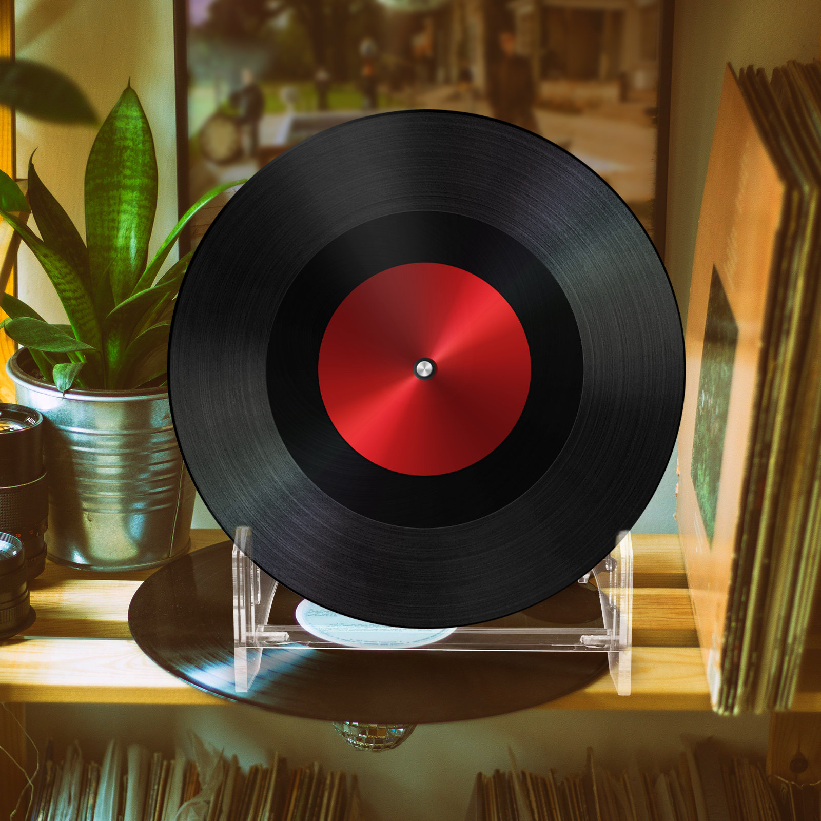 Suporte de Exibição de Discos  - Magazine Holder Rack avaliação e preço