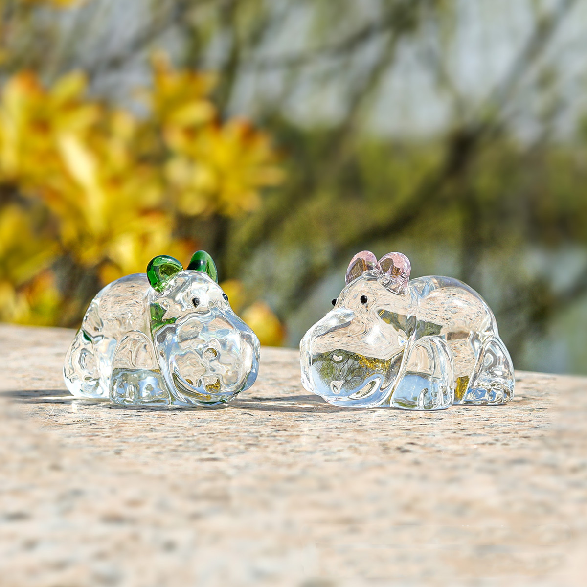 Cristal hipopótamo peso de pap - Paper Weight Crystal avaliação e preço