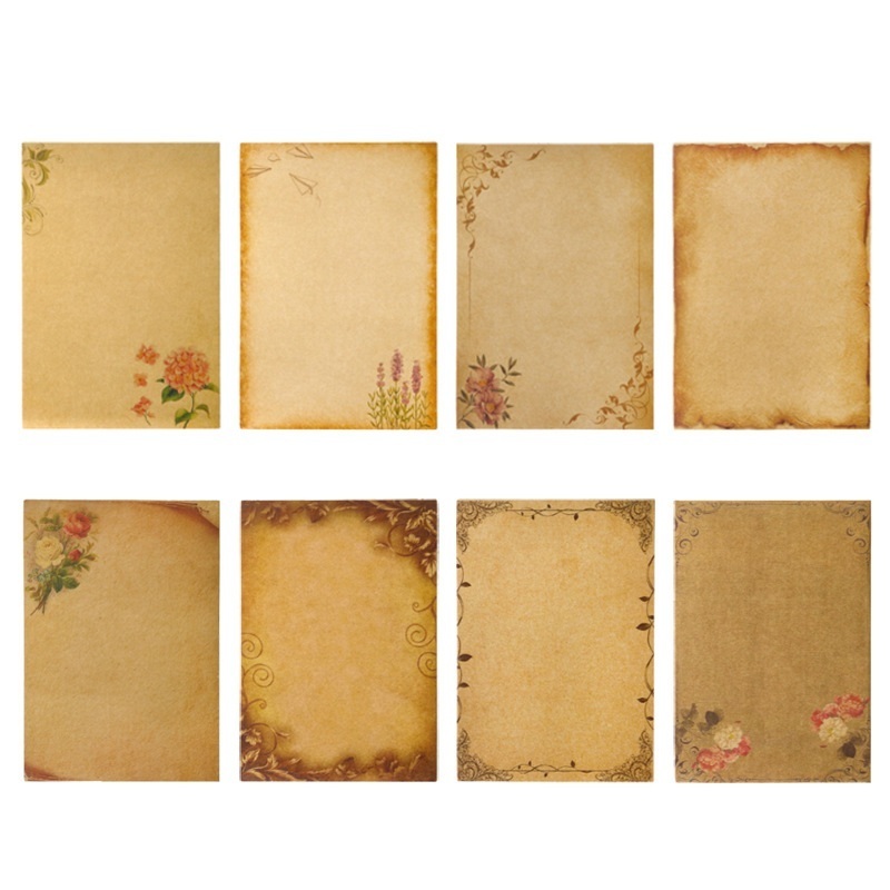 16 pçs papel de escrita vintag - Ink Blotter Paper avaliação e preço