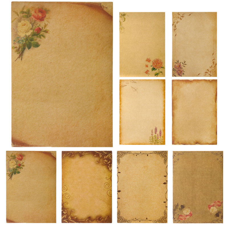16 pçs papel de escrita vintag - Ink Blotter Paper avaliação e preço