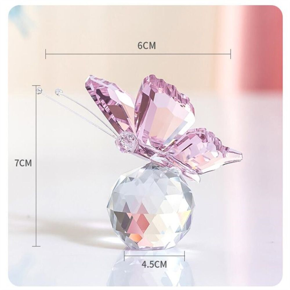 Borboleta De Cristal Com Estat - Paper Weight Crystal avaliação e preço